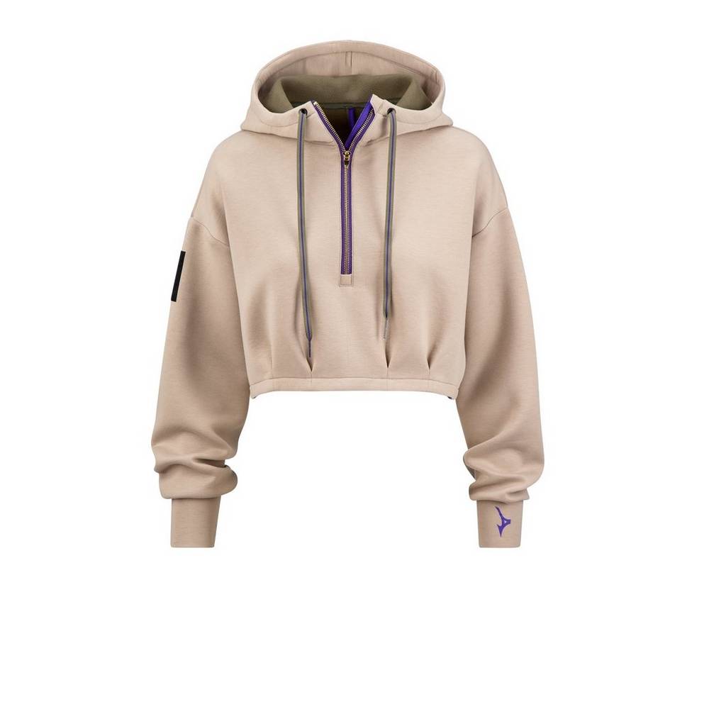 Mizuno Women's Ronda Rousey Reputation Hoodie Khaki (530134-ARF)